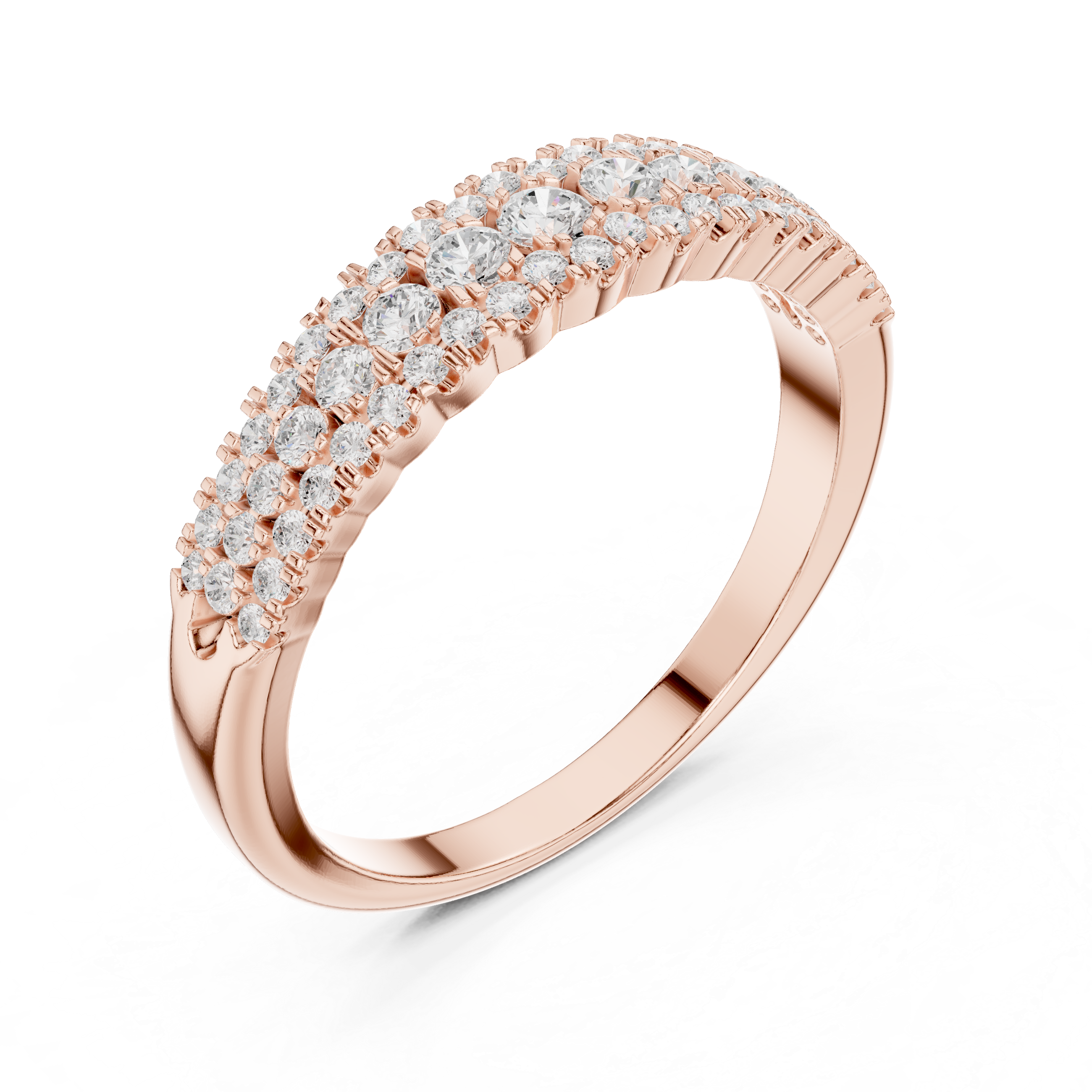 0.432 CT  Round Lab Grown Diamond Ring | WOKE