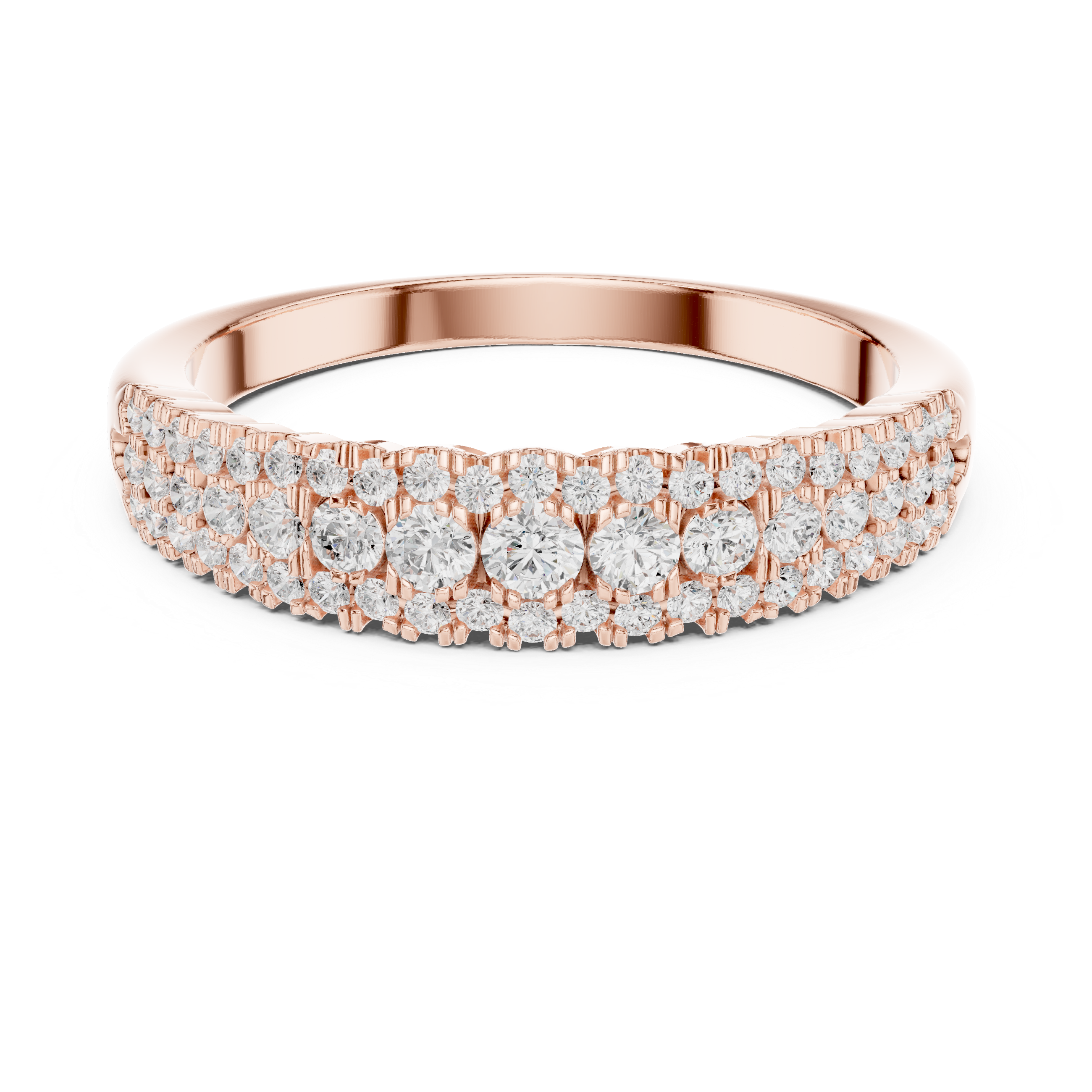 0.432 CT  Round Lab Grown Diamond Ring | WOKE