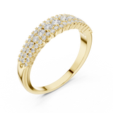 0.432 CT  Round Lab Grown Diamond Ring | WOKE