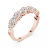 0.93 CT Round Lab Grown Diamond Ring | WOKE
