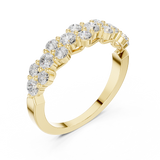 0.93 CT Round Lab Grown Diamond Ring | WOKE