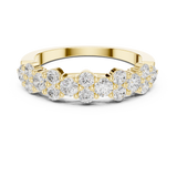 0.93 CT Round Lab Grown Diamond Ring | WOKE