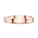 0.032 CT Oval &  Round Lab Grown Diamond Ring | WOKE