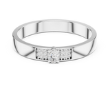 0.032 CT Oval &  Round Lab Grown Diamond Ring | WOKE