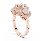 1.074 CT Round Lab Grown Diamond Ring | WOKE