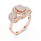 1.074 CT Round Lab Grown Diamond Ring | WOKE
