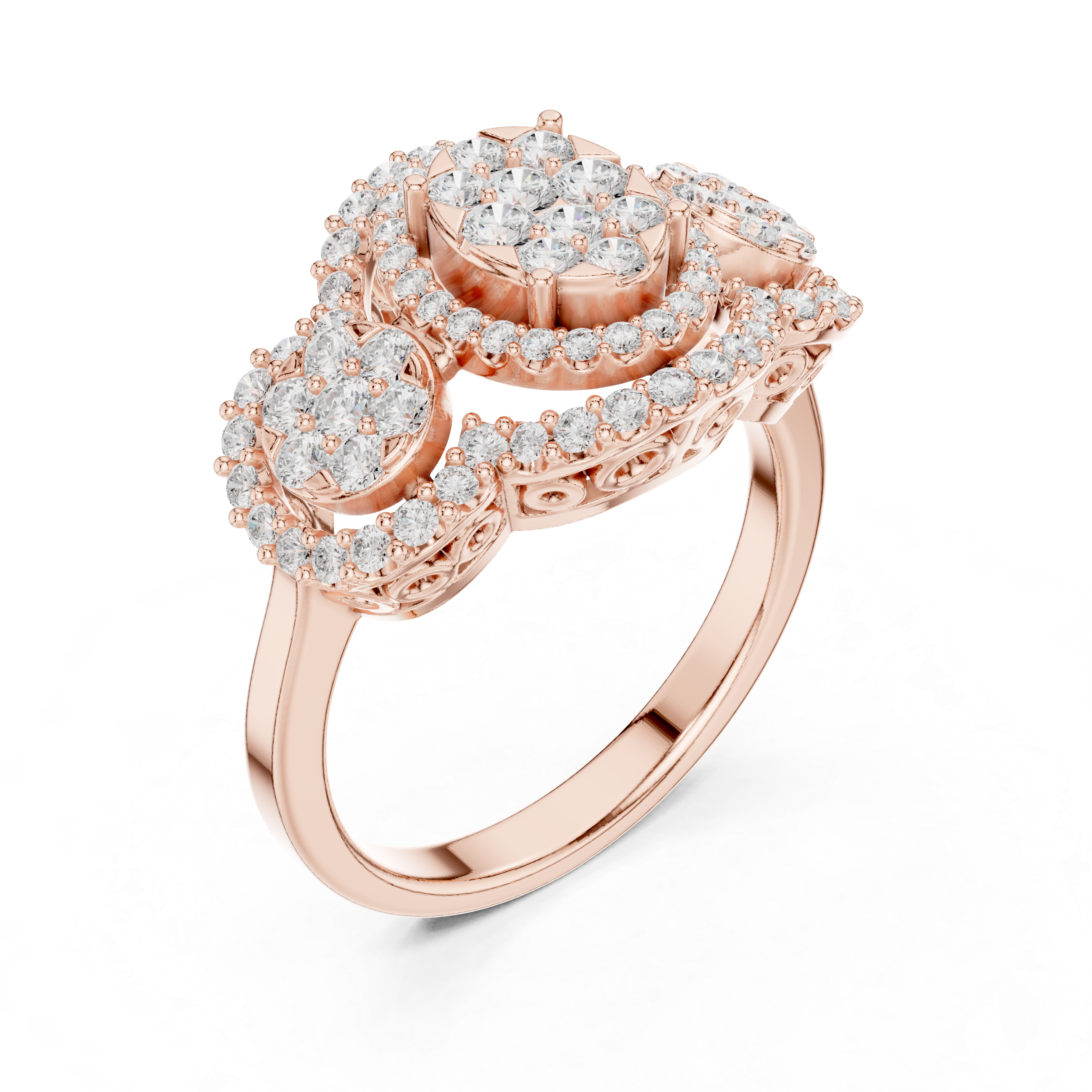 1.074 CT Round Lab Grown Diamond Ring | WOKE