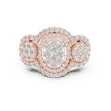 1.074 CT Round Lab Grown Diamond Ring | WOKE