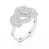 1.074 CT Round Lab Grown Diamond Ring | WOKE