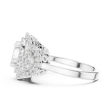 1.074 CT Round Lab Grown Diamond Ring | WOKE