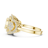1.074 CT Round Lab Grown Diamond Ring | WOKE
