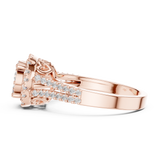 0.816 CT Round Lab Grown Diamond Ring | WOKE