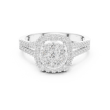 0.816 CT Round Lab Grown Diamond Ring | WOKE