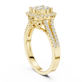 0.816 CT Round Lab Grown Diamond Ring | WOKE