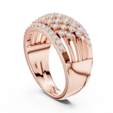 0.888 CT Round Lab Grown Diamond Ring | WOKE
