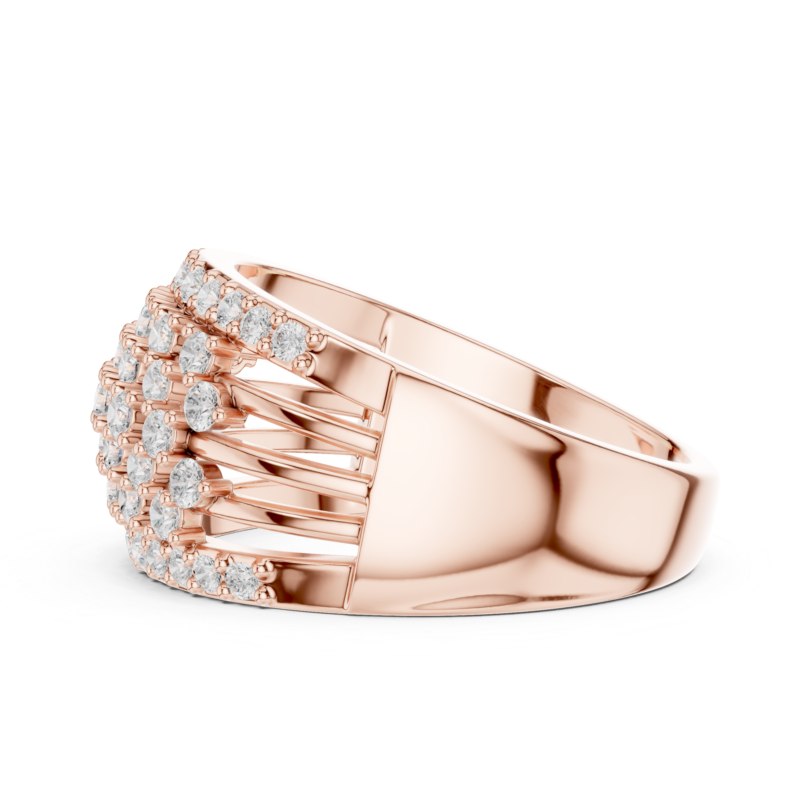 0.888 CT Round Lab Grown Diamond Ring | WOKE