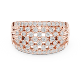 0.888 CT Round Lab Grown Diamond Ring | WOKE