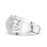 0.888 CT Round Lab Grown Diamond Ring | WOKE