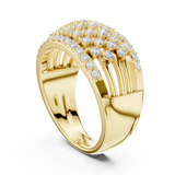 0.888 CT Round Lab Grown Diamond Ring | WOKE