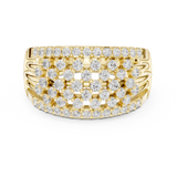 0.888 CT Round Lab Grown Diamond Ring | WOKE