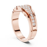 0.466 CT Round Lab Grown Diamond Ring | WOKE