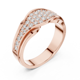 0.466 CT Round Lab Grown Diamond Ring | WOKE