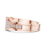 0.466 CT Round Lab Grown Diamond Ring | WOKE