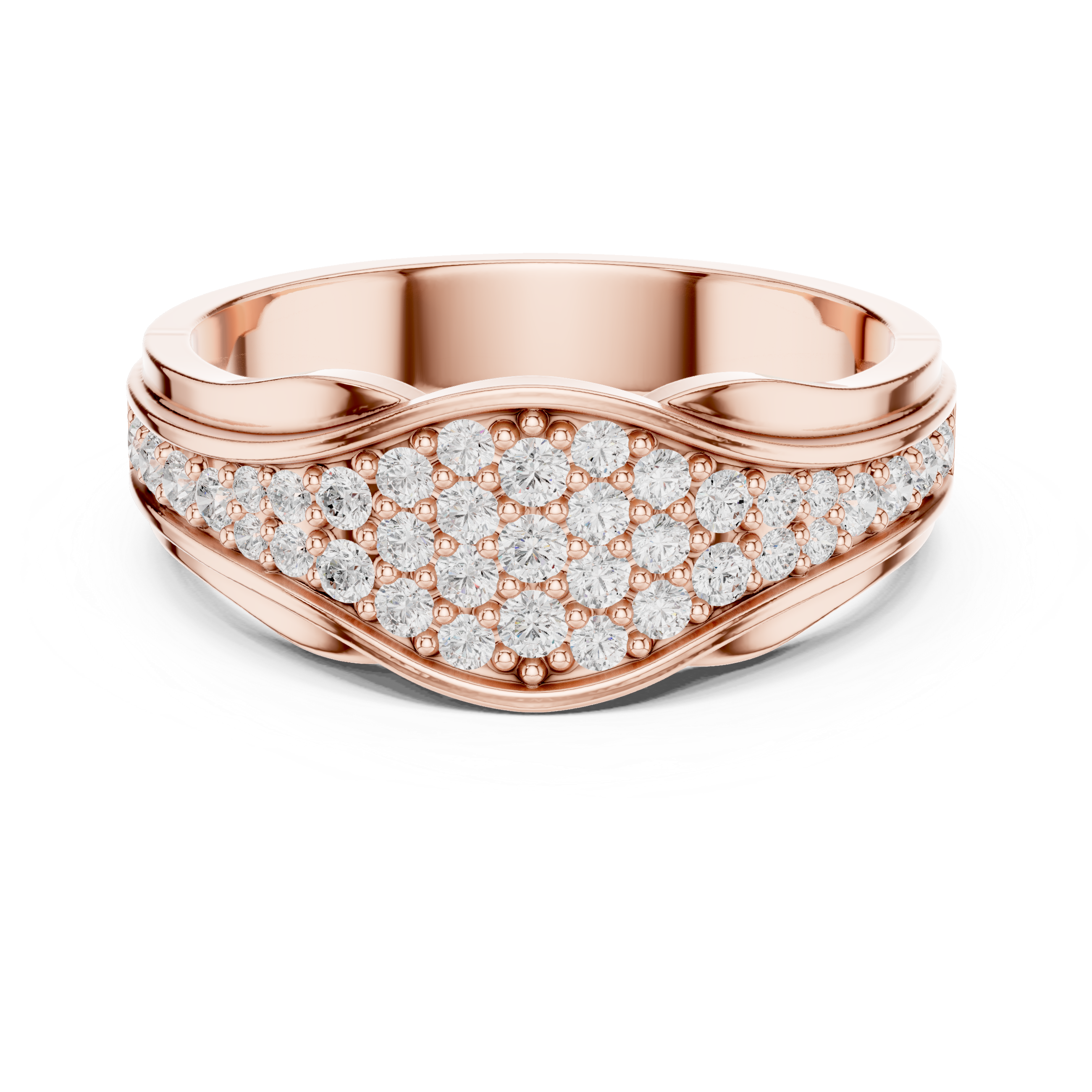 0.466 CT Round Lab Grown Diamond Ring | WOKE