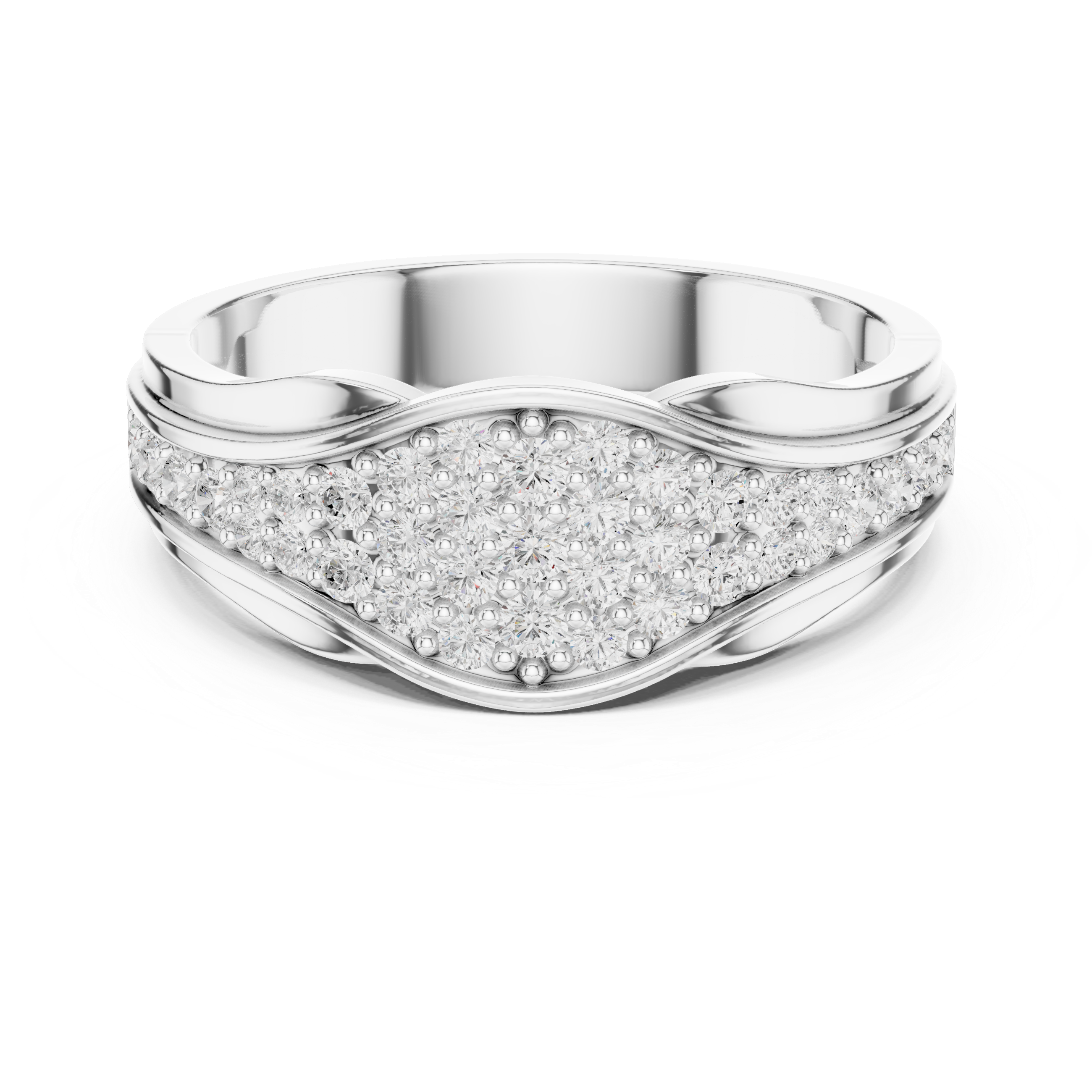 0.466 CT Round Lab Grown Diamond Ring | WOKE