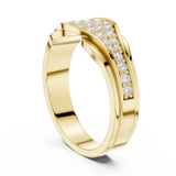 0.466 CT Round Lab Grown Diamond Ring | WOKE