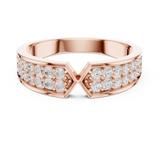 0.502 CT Round Lab Grown Diamond Ring | WOKE