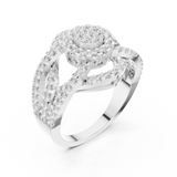 1.05 CT Round Lab Grown Diamond Ring | WOKE