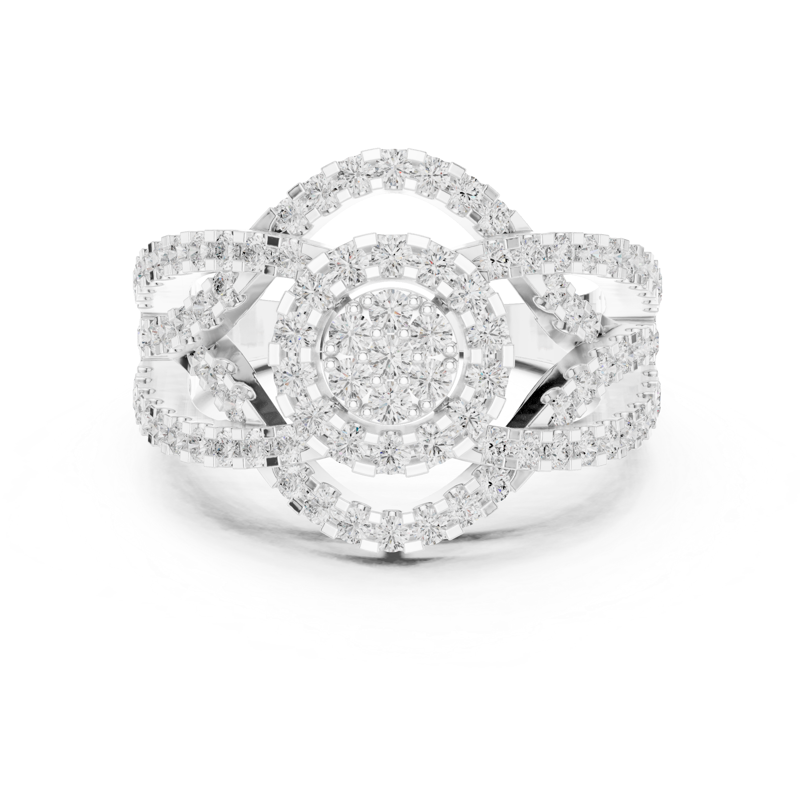 1.05 CT Round Lab Grown Diamond Ring | WOKE