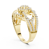 1.05 CT Round Lab Grown Diamond Ring | WOKE