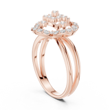 0.706 CT Round Lab Grown Diamond Ring | WOKE