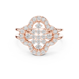 0.706 CT Round Lab Grown Diamond Ring | WOKE