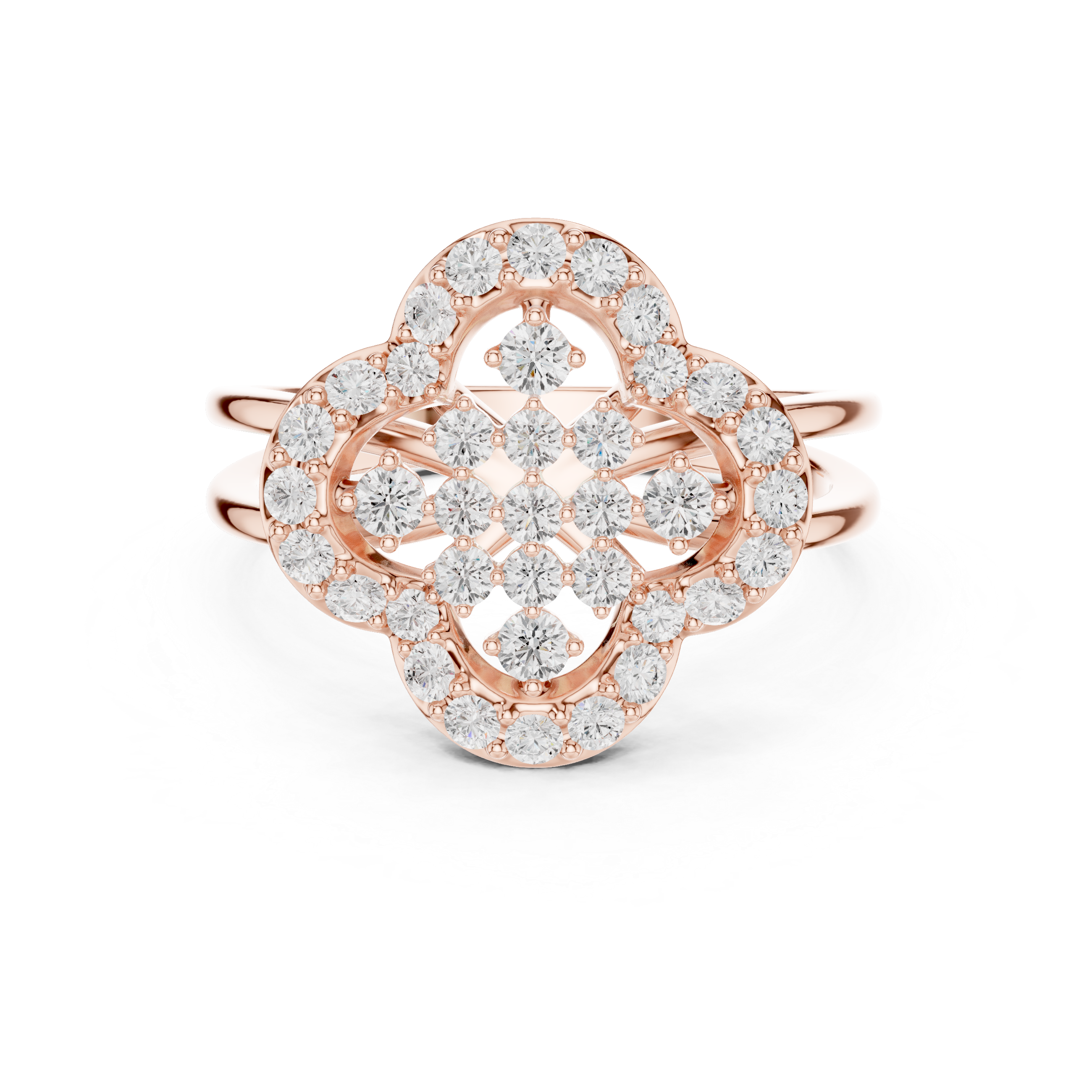 0.706 CT Round Lab Grown Diamond Ring | WOKE