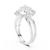 0.706 CT Round Lab Grown Diamond Ring | WOKE