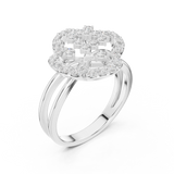 0.706 CT Round Lab Grown Diamond Ring | WOKE