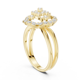 0.706 CT Round Lab Grown Diamond Ring | WOKE