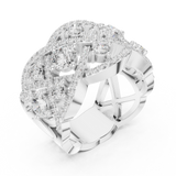 3.222 CT Round Lab Grown Diamond Ring | WOKE