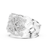 3.222 CT Round Lab Grown Diamond Ring | WOKE