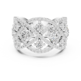 3.222 CT Round Lab Grown Diamond Ring | WOKE