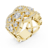 3.222 CT Round Lab Grown Diamond Ring | WOKE