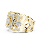 3.222 CT Round Lab Grown Diamond Ring | WOKE