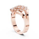 0.414 CT Round Lab Grown Diamond Ring | WOKE