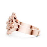 0.414 CT Round Lab Grown Diamond Ring | WOKE