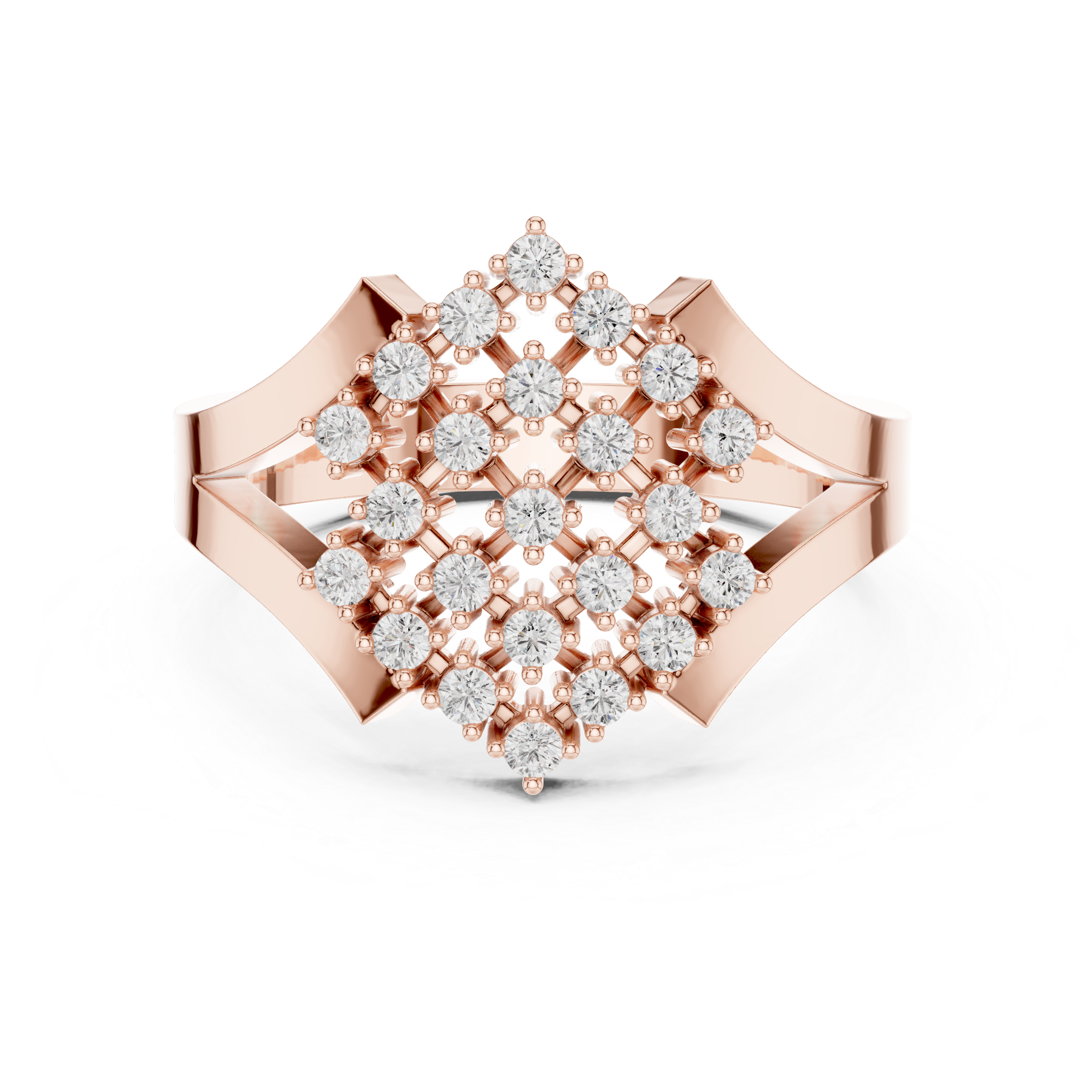 0.414 CT Round Lab Grown Diamond Ring | WOKE