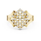 0.414 CT Round Lab Grown Diamond Ring | WOKE
