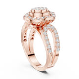 1.04 CT Round Lab Grown Diamond Ring | WOKE